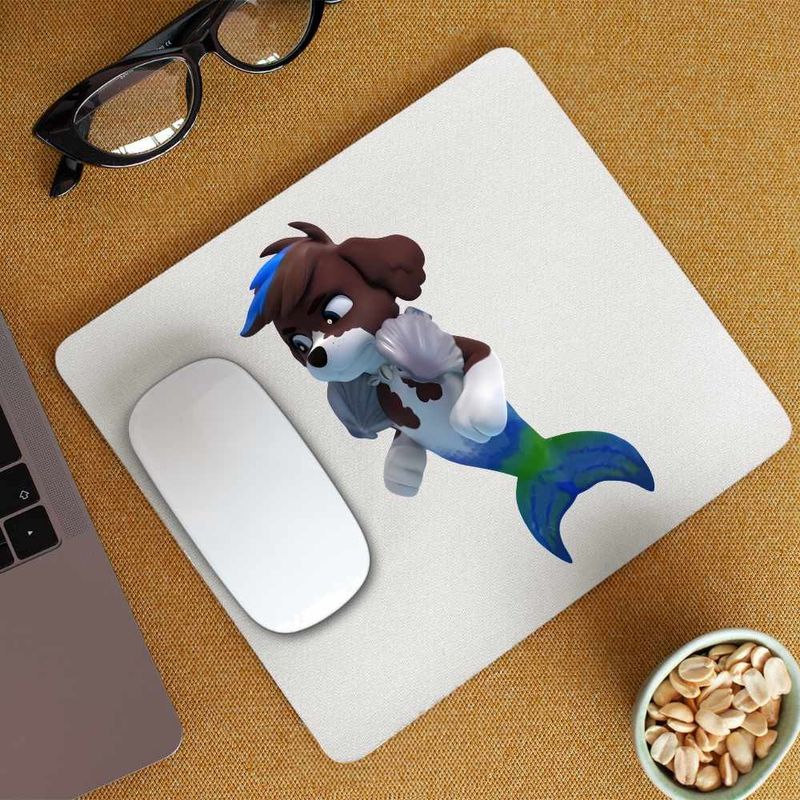PC, gaming si accesorii - Periferice PC - Mousepad - Mousepad Paw Patrol Merpups Moby Patrula Catelusilor Catei Sirena, CoolTrend, 21x19cm - Infinity.ro