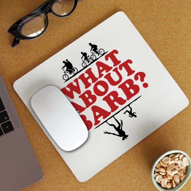 PC, gaming si accesorii - Periferice PC - Mousepad - Mousepad Stranger Things What About Barb CoolTrend, 21x19cm - Infinity.ro
