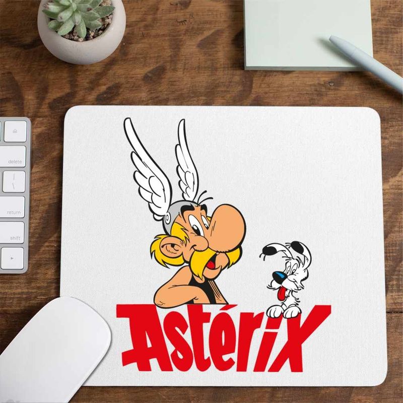 PC, gaming si accesorii - Periferice PC - Mousepad - Mousepad Asterix Dogmatix Aventuri, CoolTrend, 21x19cm - Infinity.ro