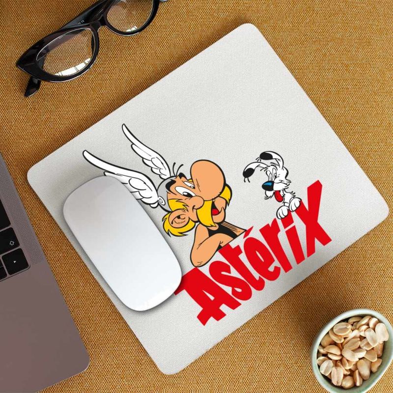 PC, gaming si accesorii - Periferice PC - Mousepad - Mousepad Asterix Dogmatix Aventuri, CoolTrend, 21x19cm - Infinity.ro