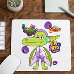 PC, gaming si accesorii - Periferice PC - Mousepad - Mousepad Tim Rex Terri Dactyl Pterodactil Spatiu Dinozauri, CoolTrend, 21x19cm - Infinity.ro
