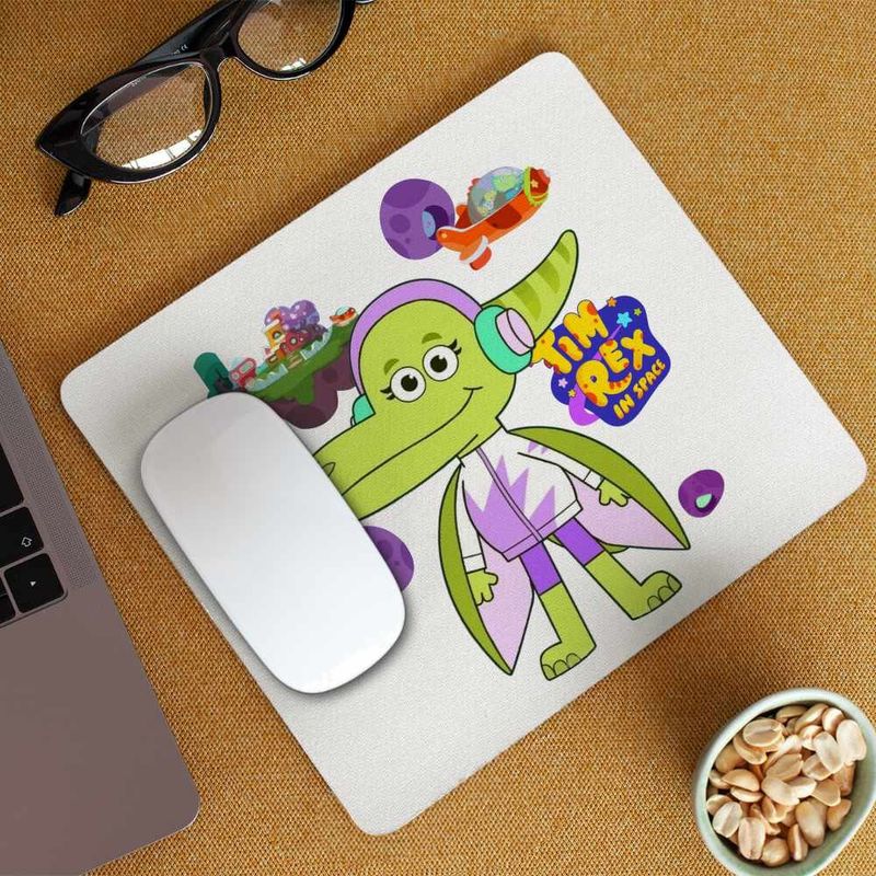 PC, gaming si accesorii - Periferice PC - Mousepad - Mousepad Tim Rex Terri Dactyl Pterodactil Spatiu Dinozauri, CoolTrend, 21x19cm - Infinity.ro