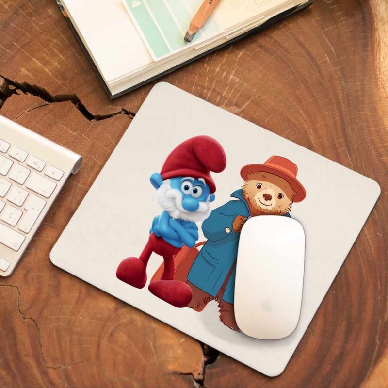 PC, gaming si accesorii - Periferice PC - Mousepad - Mousepad Paddington Papa Strumf, CoolTrend, 21x19cm - Infinity.ro