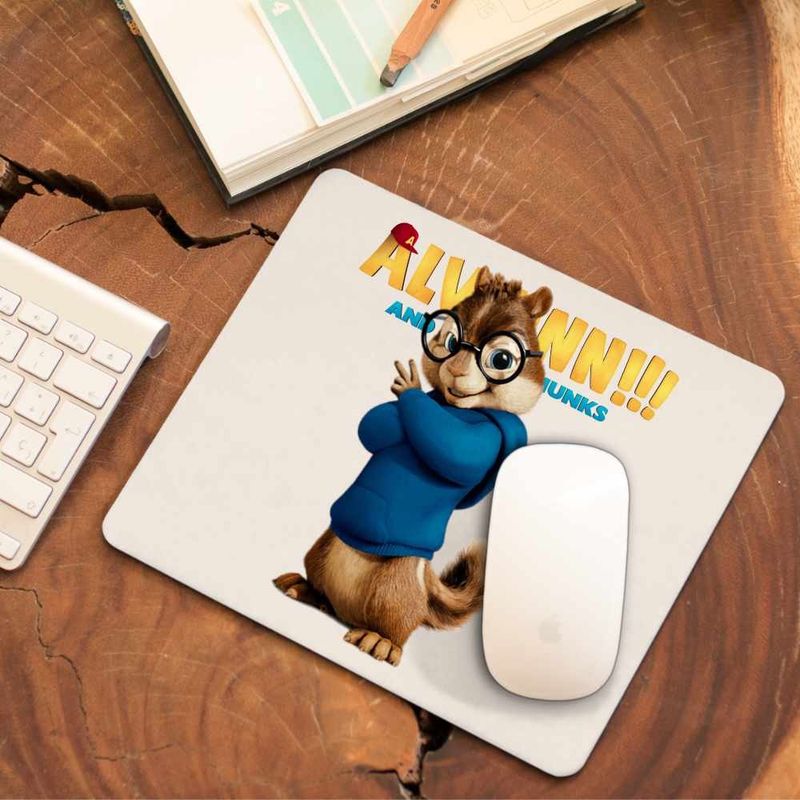 PC, gaming si accesorii - Periferice PC - Mousepad - Mousepad Simon Alvin Alvinnn Veverita, CoolTrend, 21x19cm - Infinity.ro