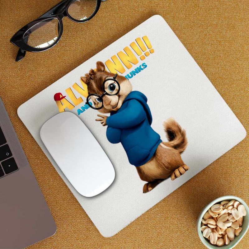 PC, gaming si accesorii - Periferice PC - Mousepad - Mousepad Simon Alvin Alvinnn Veverita, CoolTrend, 21x19cm - Infinity.ro