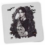 PC, gaming si accesorii - Periferice PC - Mousepad - Mousepad Familia Addams Wednesday Craniu Cutit Shakespeare Horror CoolTrend, 21x19cm - Infinity.ro