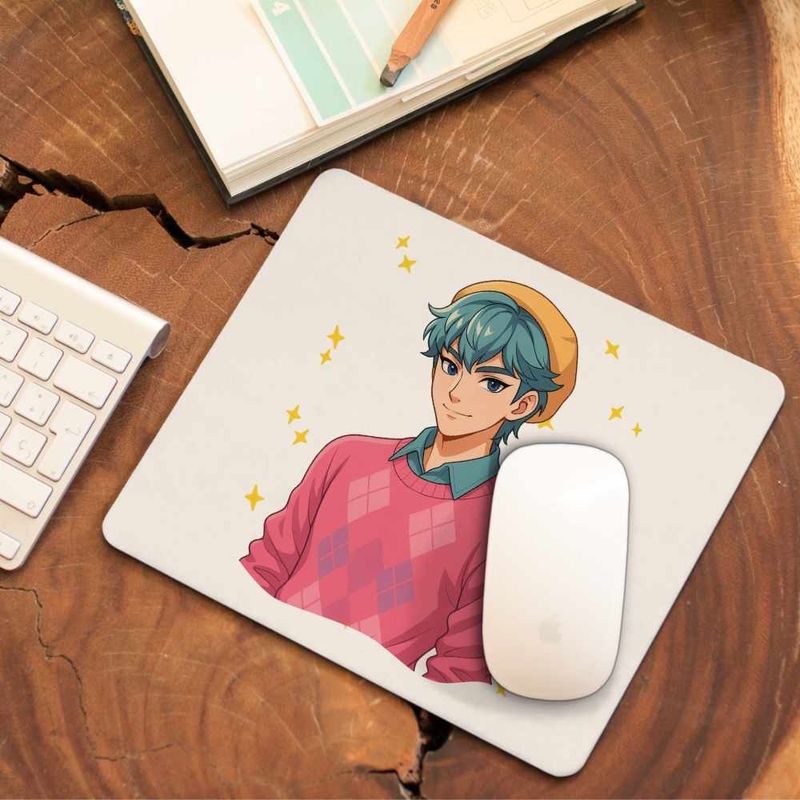 PC, gaming si accesorii - Periferice PC - Mousepad - Mousepad Huntrix Saja Boys Baby Kpop Demon Hunters CoolTrend, 21x19cm - Infinity.ro