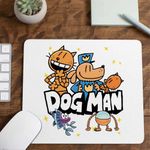 PC, gaming si accesorii - Periferice PC - Mousepad - Mousepad Dog Man All team Dav Pilkey Capitan Chilot CoolTrend, 21x19cm - Infinity.ro