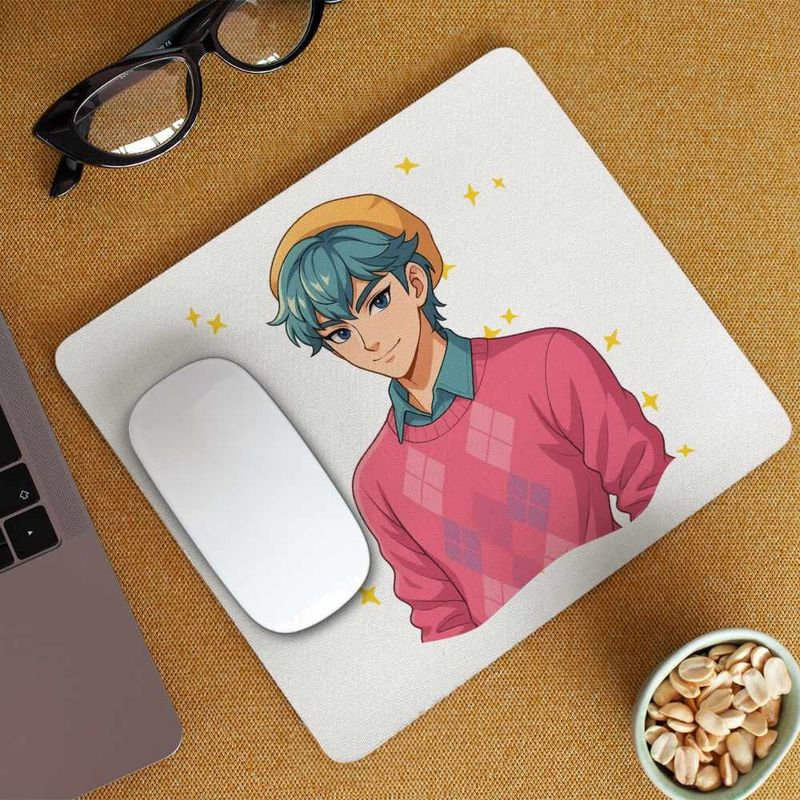 PC, gaming si accesorii - Periferice PC - Mousepad - Mousepad Huntrix Saja Boys Baby Kpop Demon Hunters CoolTrend, 21x19cm - Infinity.ro