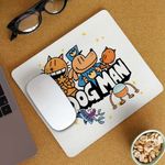PC, gaming si accesorii - Periferice PC - Mousepad - Mousepad Dog Man All team Dav Pilkey Capitan Chilot CoolTrend, 21x19cm - Infinity.ro