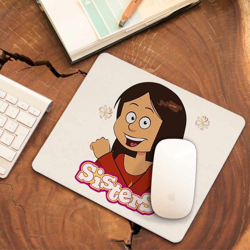 PC, gaming si accesorii - Periferice PC - Mousepad - Mousepad Surorile Wendy The Sisters Desene, CoolTrend, 21x19cm - Infinity.ro
