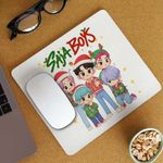 PC, gaming si accesorii - Periferice PC - Mousepad - Mousepad Huntrix Saja Boys Craciun Kpop CoolTrend, 21x19cm - Infinity.ro