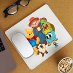 PC, gaming si accesorii - Periferice PC - Mousepad - Mousepad Paddington Winnie the Pooh Franklin Testoasa, CoolTrend, 21x19cm - Infinity.ro