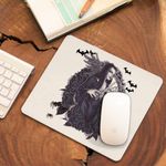 PC, gaming si accesorii - Periferice PC - Mousepad - Mousepad Familia Addams Morticia Foarfec Unghii Horror Halloween Regina CoolTrend, 21x19cm - Infinity.ro