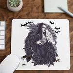 PC, gaming si accesorii - Periferice PC - Mousepad - Mousepad Familia Addams Morticia Foarfec Unghii Horror Halloween Regina CoolTrend, 21x19cm - Infinity.ro
