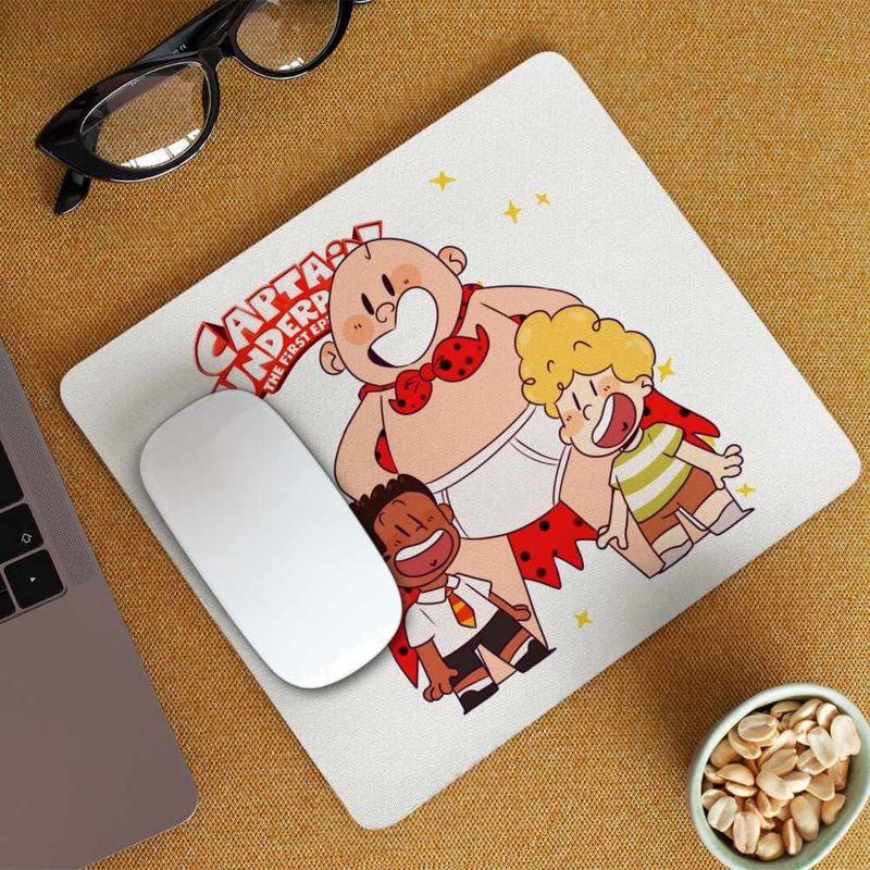 PC, gaming si accesorii - Periferice PC - Mousepad - Mousepad Captain Underpants Aventurile Capitanului Chilot George Harold CoolTrend, 21x19cm - Infinity.ro