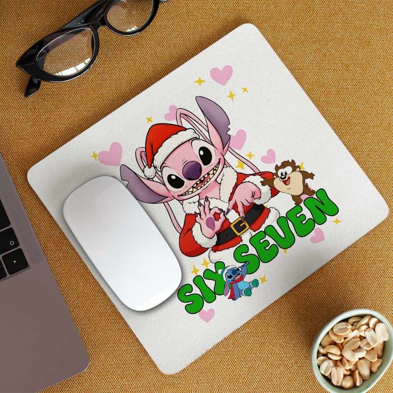 PC, gaming si accesorii - Periferice PC - Mousepad - Mousepad Six Seven Stitch Angel Experiment 624 CoolTrend, 21x19cm - Infinity.ro