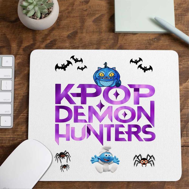 PC, gaming si accesorii - Periferice PC - Mousepad - Mousepad Huntrix Kpop Demon Hunters CoolTrend, 21x19cm - Infinity.ro