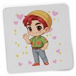 PC, gaming si accesorii - Periferice PC - Mousepad - Mousepad Huntrix Saja Boys Abby Kpop Demon Hunters CoolTrend, 21x19cm - Infinity.ro