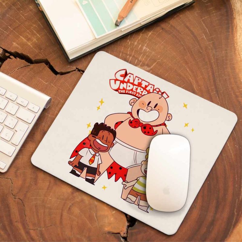 PC, gaming si accesorii - Periferice PC - Mousepad - Mousepad Captain Underpants Aventurile Capitanului Chilot George Harold CoolTrend, 21x19cm - Infinity.ro