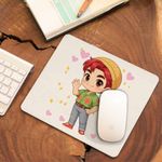 PC, gaming si accesorii - Periferice PC - Mousepad - Mousepad Huntrix Saja Boys Abby Kpop Demon Hunters CoolTrend, 21x19cm - Infinity.ro