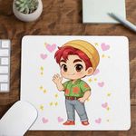 PC, gaming si accesorii - Periferice PC - Mousepad - Mousepad Huntrix Saja Boys Abby Kpop Demon Hunters CoolTrend, 21x19cm - Infinity.ro