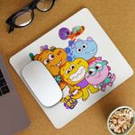 PC, gaming si accesorii - Periferice PC - Mousepad - Mousepad Tim Rex Aventuri in Spatiu Dinozauri Spatiu Cosmos, CoolTrend, 21x19cm - Infinity.ro
