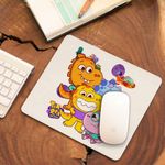 PC, gaming si accesorii - Periferice PC - Mousepad - Mousepad Tim Rex Aventuri in Spatiu Dinozauri Spatiu Cosmos, CoolTrend, 21x19cm - Infinity.ro