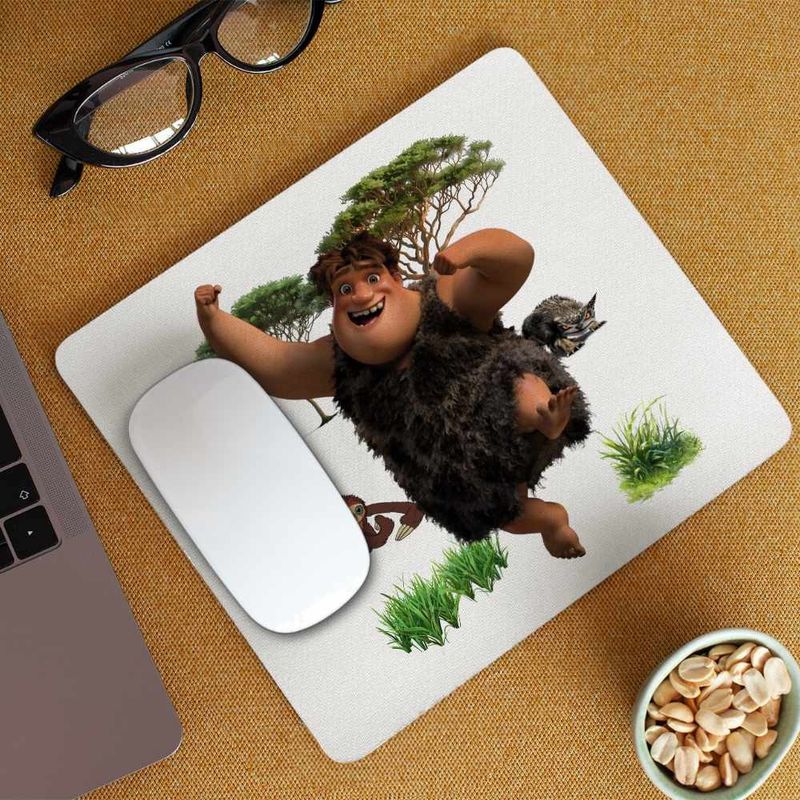 PC, gaming si accesorii - Periferice PC - Mousepad - Mousepad The Croods Thunk Familia Crood Epoca de Piatra CoolTrend, 21x19cm - Infinity.ro