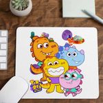 PC, gaming si accesorii - Periferice PC - Mousepad - Mousepad Tim Rex Aventuri in Spatiu Dinozauri Spatiu Cosmos, CoolTrend, 21x19cm - Infinity.ro