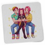 PC, gaming si accesorii - Periferice PC - Mousepad - Mousepad Huntrix Saja Boys Drama Kpop CoolTrend, 21x19cm - Infinity.ro