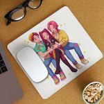 PC, gaming si accesorii - Periferice PC - Mousepad - Mousepad Huntrix Saja Boys Drama Kpop CoolTrend, 21x19cm - Infinity.ro