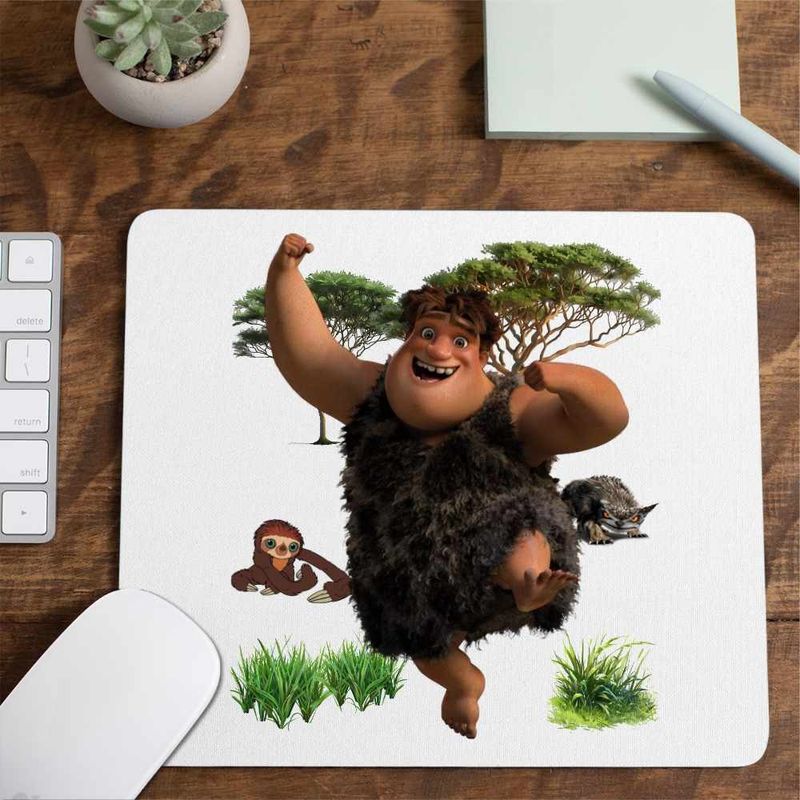 PC, gaming si accesorii - Periferice PC - Mousepad - Mousepad The Croods Thunk Familia Crood Epoca de Piatra CoolTrend, 21x19cm - Infinity.ro