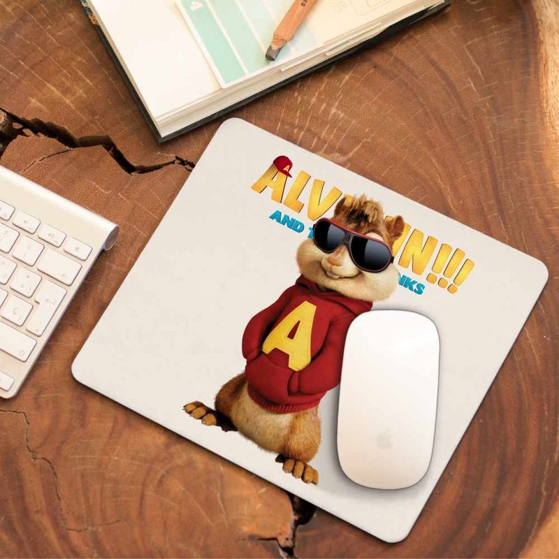PC, gaming si accesorii - Periferice PC - Mousepad - Mousepad Alvin Veverita Alvinnn Veveritele, CoolTrend, 21x19cm - Infinity.ro
