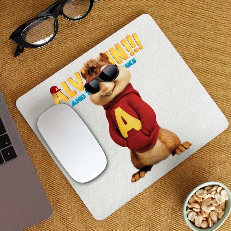 PC, gaming si accesorii - Periferice PC - Mousepad - Mousepad Alvin Veverita Alvinnn Veveritele, CoolTrend, 21x19cm - Infinity.ro