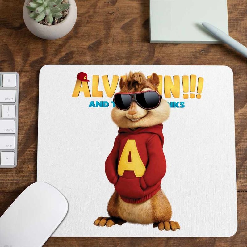 PC, gaming si accesorii - Periferice PC - Mousepad - Mousepad Alvin Veverita Alvinnn Veveritele, CoolTrend, 21x19cm - Infinity.ro