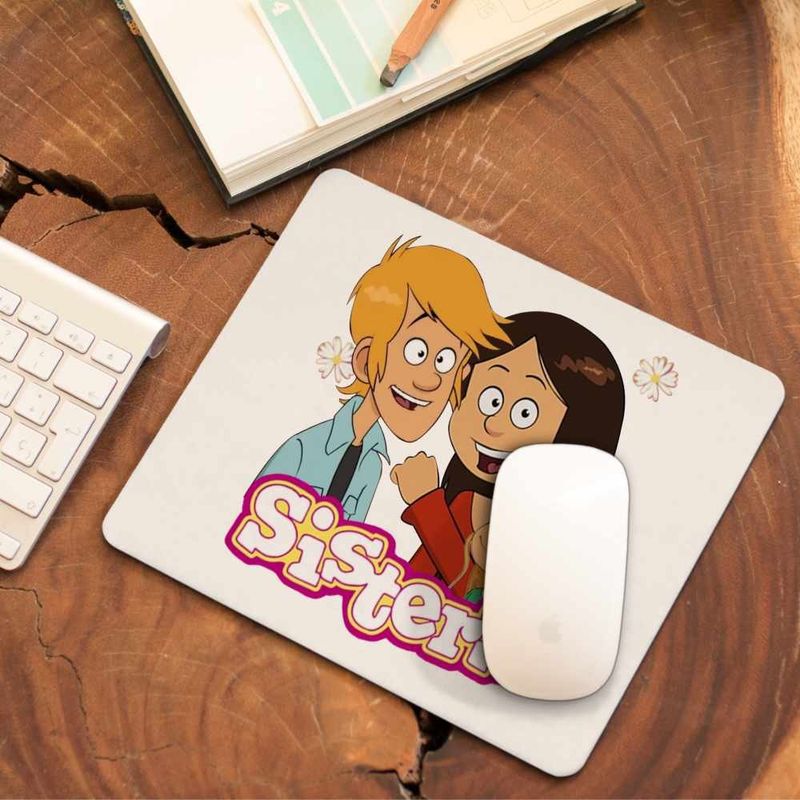 PC, gaming si accesorii - Periferice PC - Mousepad - Mousepad Surorile Maxence Wendy Marine The Sisters Valentines Dragobete, CoolTrend, 21x19cm - Infinity.ro