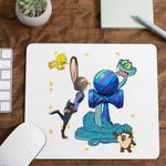 PC, gaming si accesorii - Periferice PC - Mousepad - Mousepad Kendama Zootopia Gary Judy Politist Sarpe Iepure CoolTrend, 21x19cm - Infinity.ro