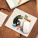 PC, gaming si accesorii - Periferice PC - Mousepad - Mousepad Six Seven Tung Tung Sahur Italian Brainrot Meme CoolTrend, 21x19cm - Infinity.ro