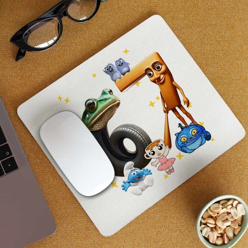 PC, gaming si accesorii - Periferice PC - Mousepad - Mousepad Six Seven Tung Tung Sahur Italian Brainrot Meme CoolTrend, 21x19cm - Infinity.ro