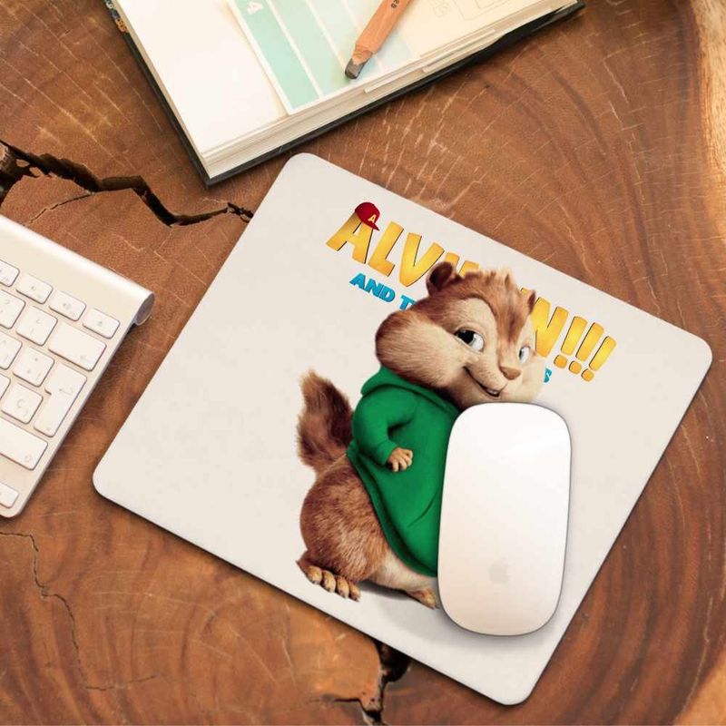 PC, gaming si accesorii - Periferice PC - Mousepad - Mousepad Theodore Alvin Teodor Veveritele, CoolTrend, 21x19cm - Infinity.ro