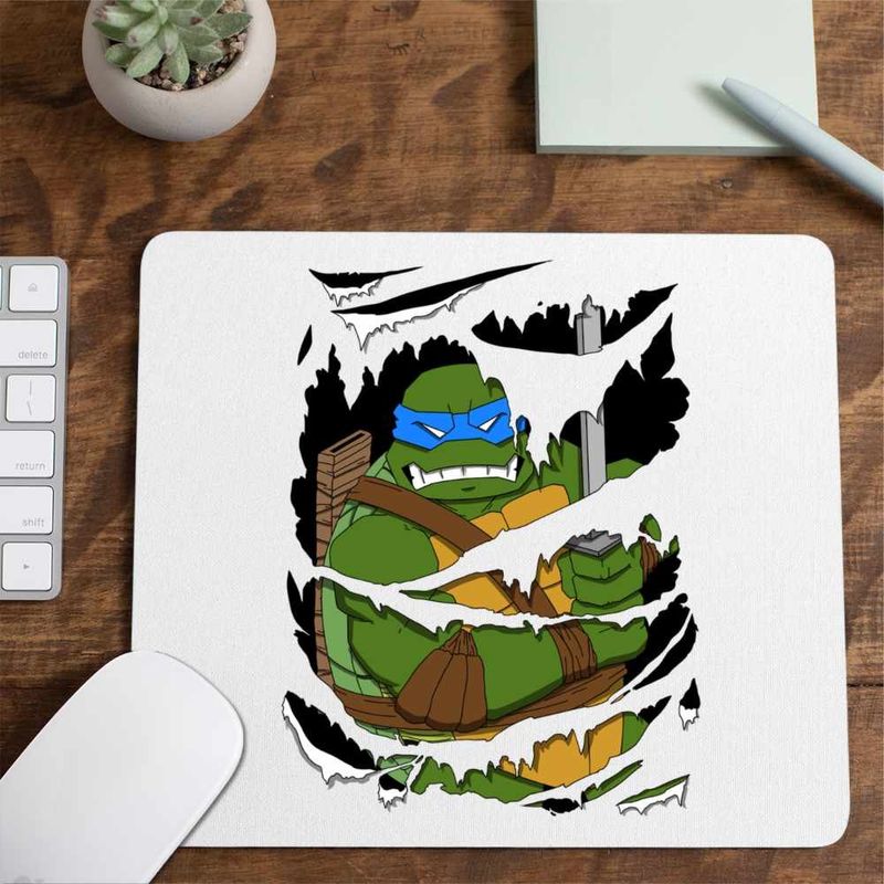 PC, gaming si accesorii - Periferice PC - Mousepad - Mousepad Testoasele Ninja Lupta Mutant Teenage, CoolTrend, 21x19cm - Infinity.ro