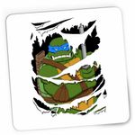 PC, gaming si accesorii - Periferice PC - Mousepad - Mousepad Testoasele Ninja Lupta Mutant Teenage, CoolTrend, 21x19cm - Infinity.ro