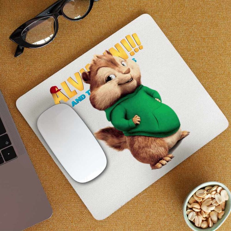 PC, gaming si accesorii - Periferice PC - Mousepad - Mousepad Theodore Alvin Teodor Veveritele, CoolTrend, 21x19cm - Infinity.ro