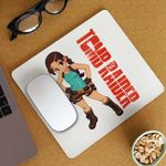 PC, gaming si accesorii - Periferice PC - Mousepad - Mousepad Tomb Raider Chibi Fan Art Lara Croft Airsoft CoolTrend, 21x19cm - Infinity.ro