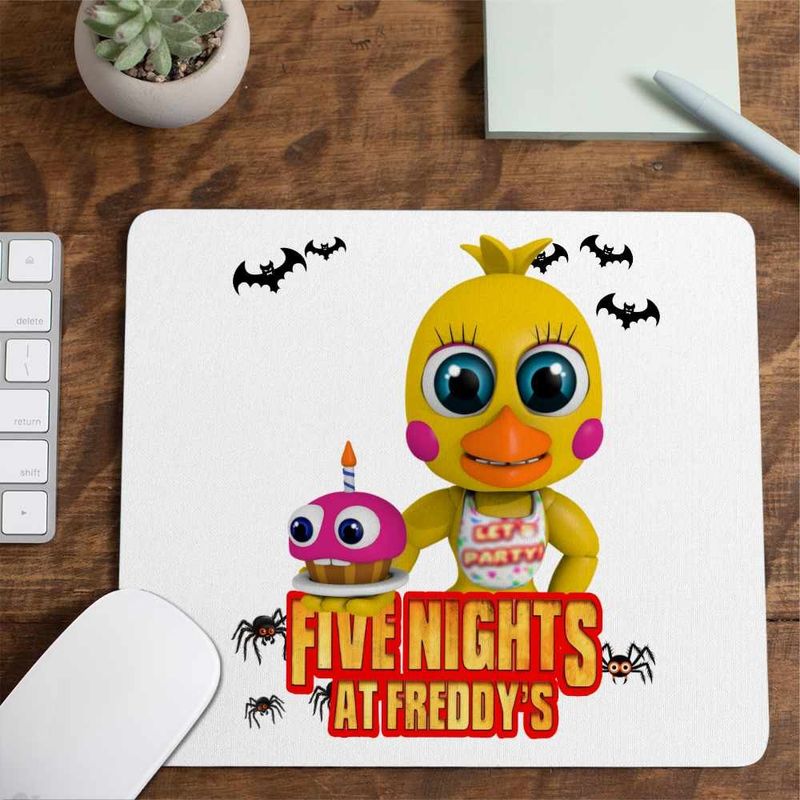 PC, gaming si accesorii - Periferice PC - Mousepad - Mousepad Fnaf Chica Five Nights at Freddy Horror Halloween CoolTrend, 21x19cm - Infinity.ro
