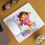 PC, gaming si accesorii - Periferice PC - Mousepad - Mousepad Dora Explorer Maimuta Aventuri, CoolTrend, 21x19cm - Infinity.ro
