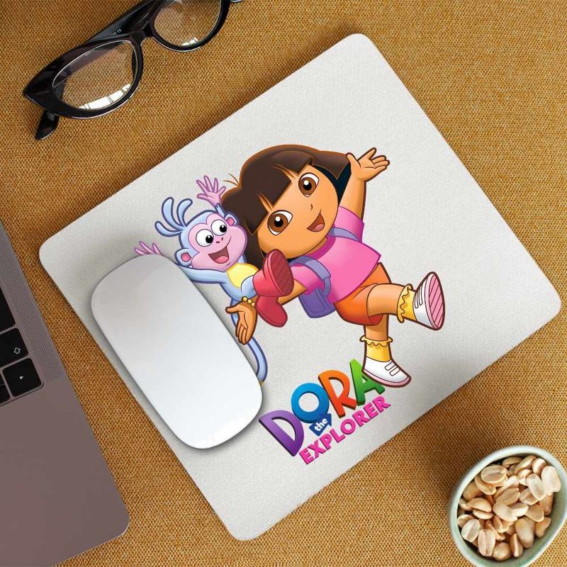 PC, gaming si accesorii - Periferice PC - Mousepad - Mousepad Dora Explorer Maimuta Aventuri, CoolTrend, 21x19cm - Infinity.ro