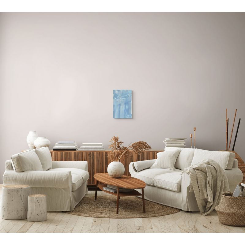 Casa si Gradina - Decoratiuni - Tablouri - Tablou Canvas, "Reflexii geometrice în albastru glaciar", 26 x 39 cm - Infinity.ro