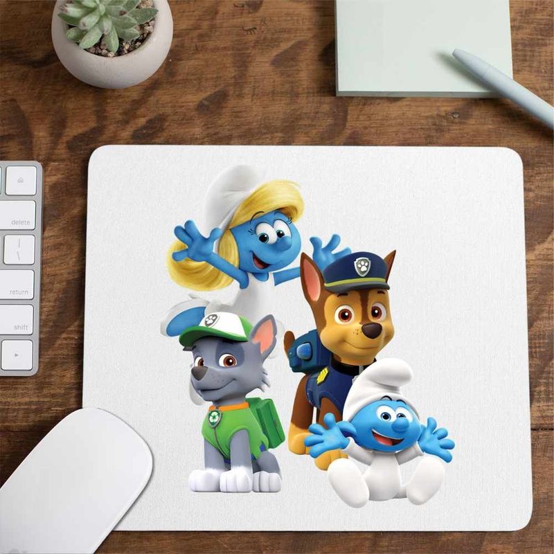 PC, gaming si accesorii - Periferice PC - Mousepad - Mousepad Paw Patrol Strumfii Strumfita Baby Stumf, CoolTrend, 21x19cm - Infinity.ro